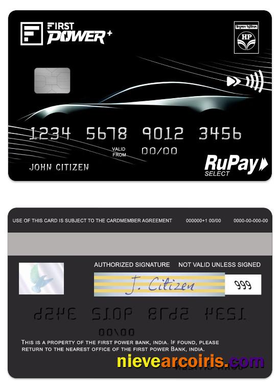 India IDFC First Power Plus RuPay Select Credit Card